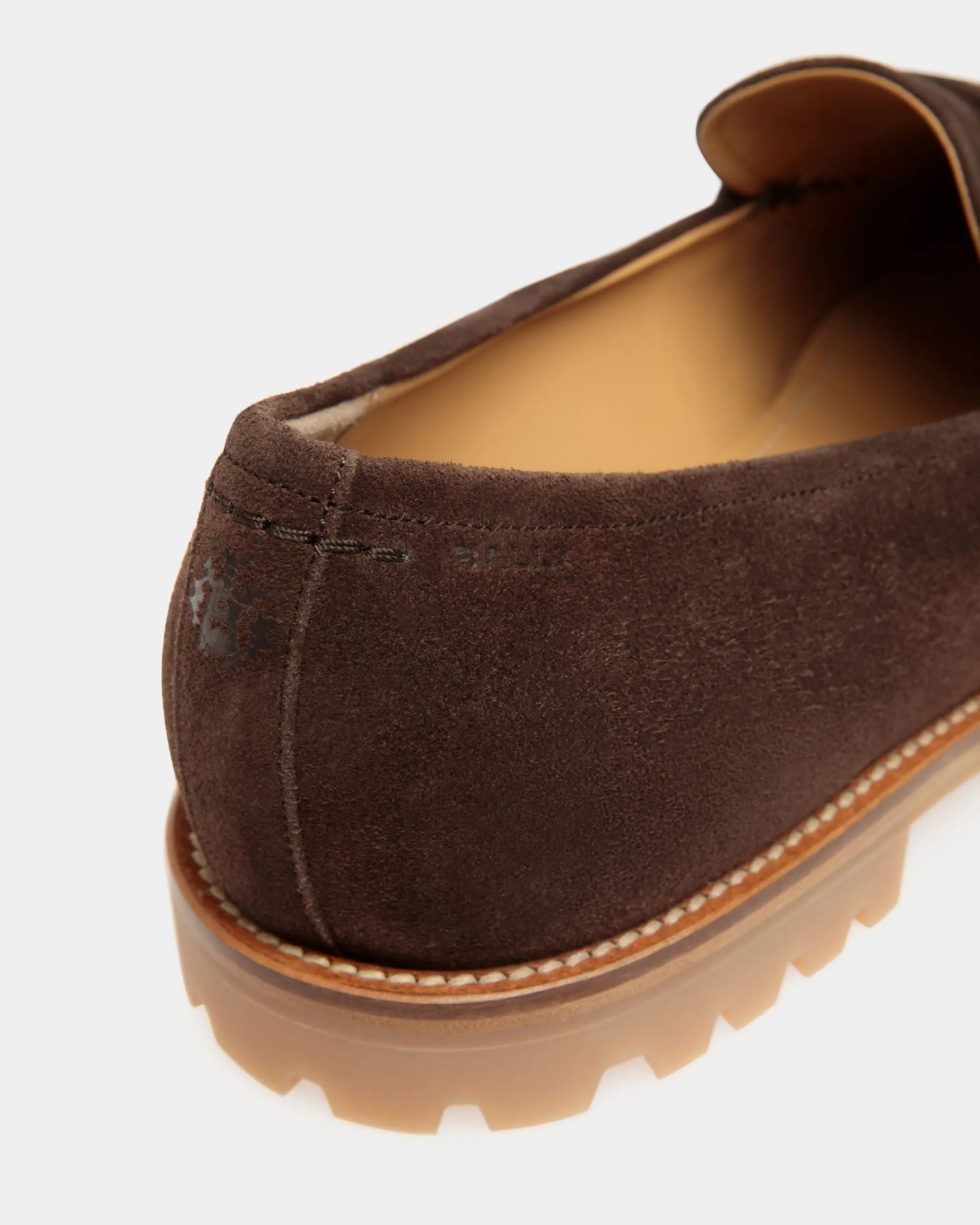Solaria Loafer in Ebano Suede