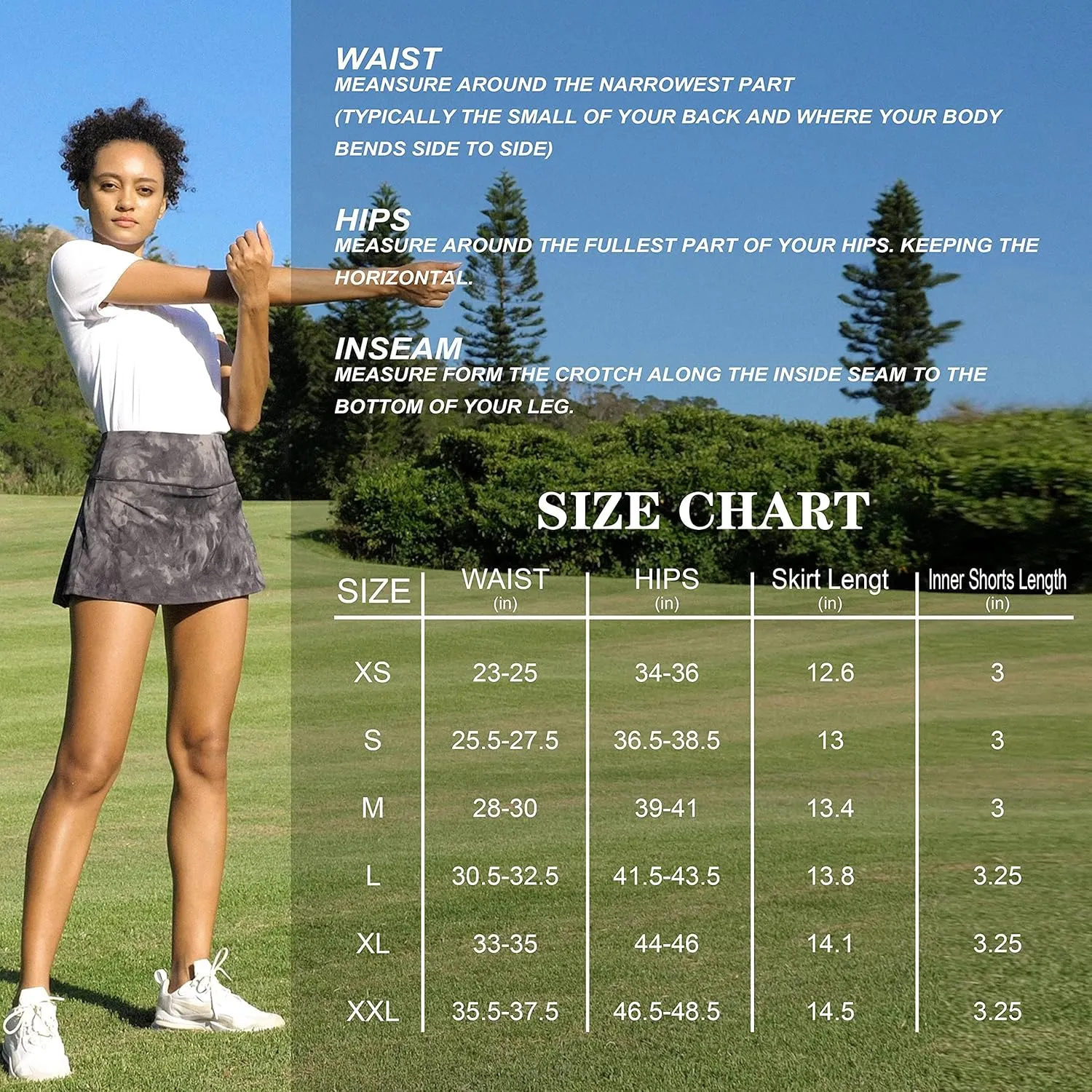 Soothfeel Pleated Tennis Skirt for Women with Pockets Women's High Waisted Athletic Golf Skorts Skirts for Workout Running
