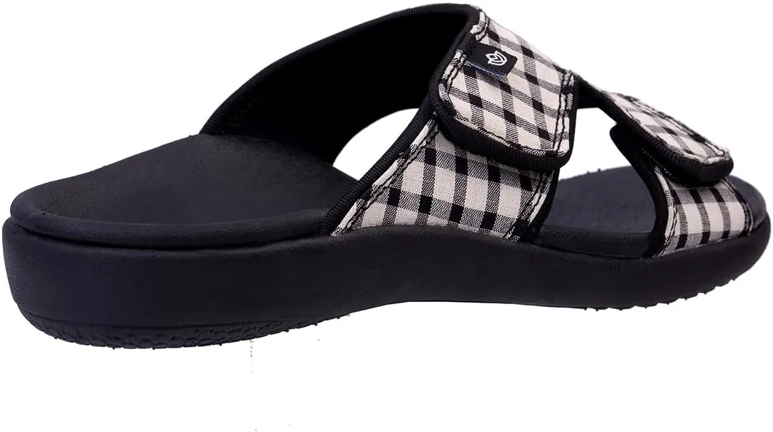 Spenco Women's Kholo Checkered Slide Sandal