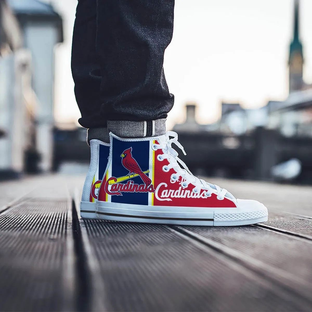 st louis cardinals mens high top sneakers high top