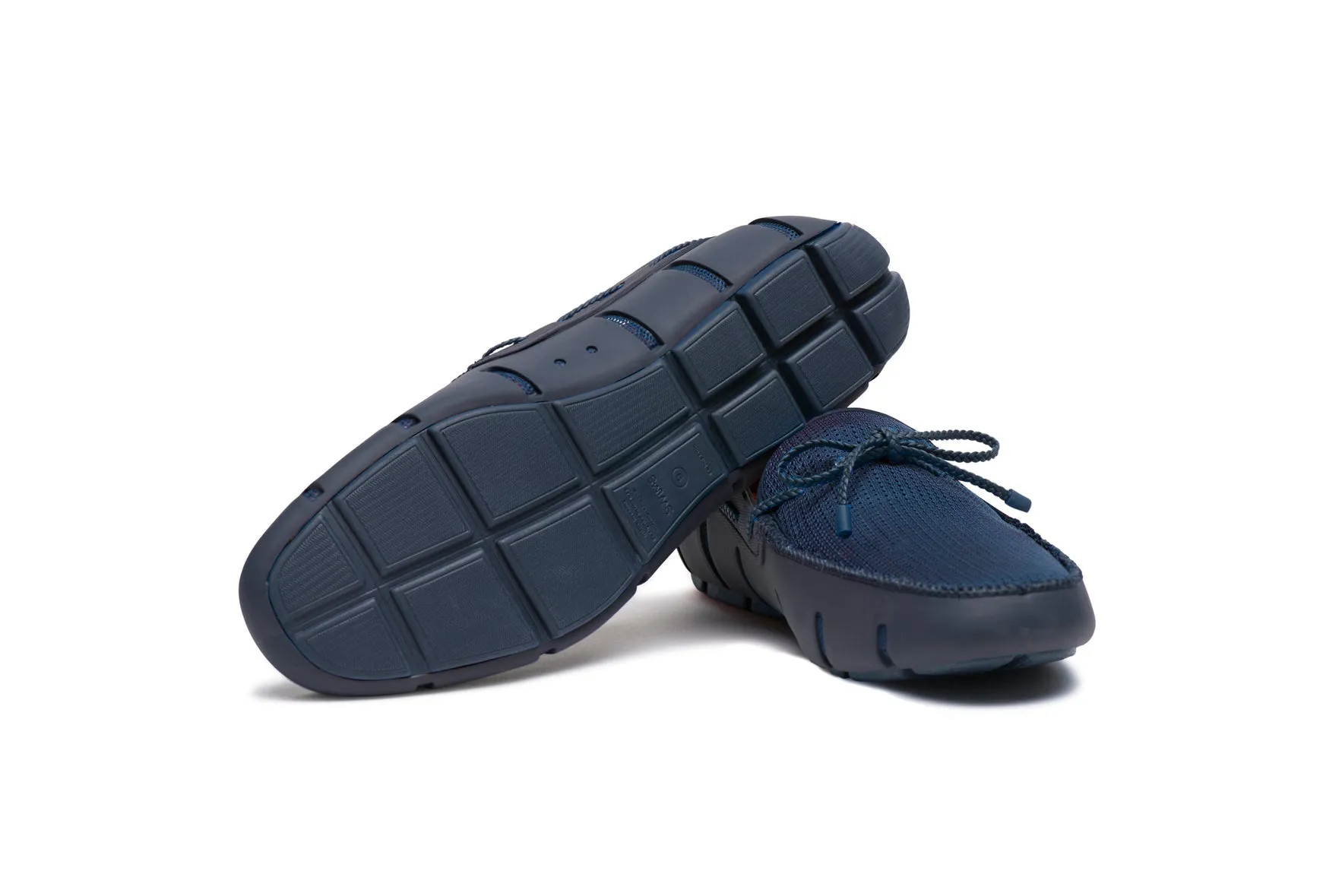 SWIMS Braid Lace Loafer NAVY