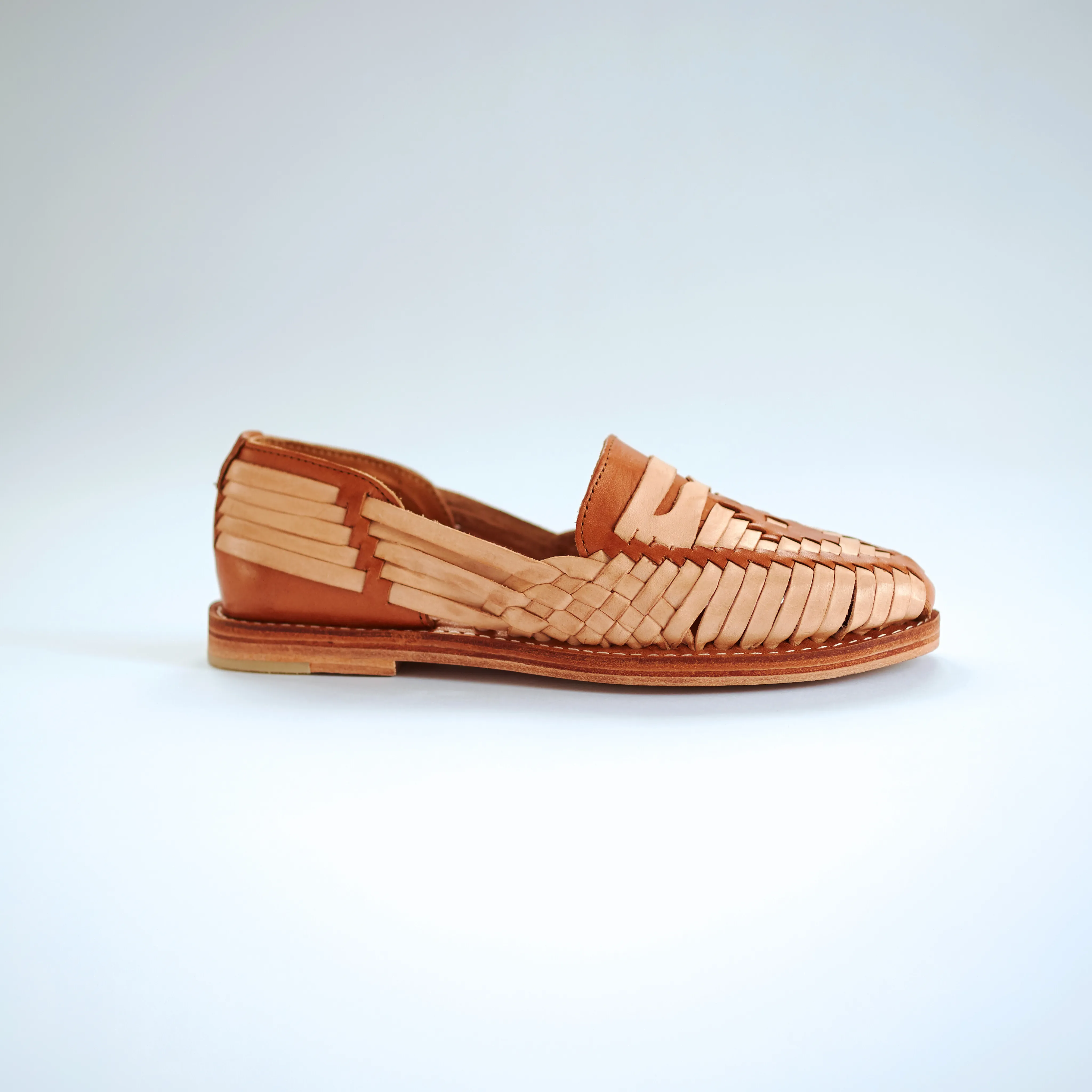 Tan and Cream Leather Sebastian Loafer