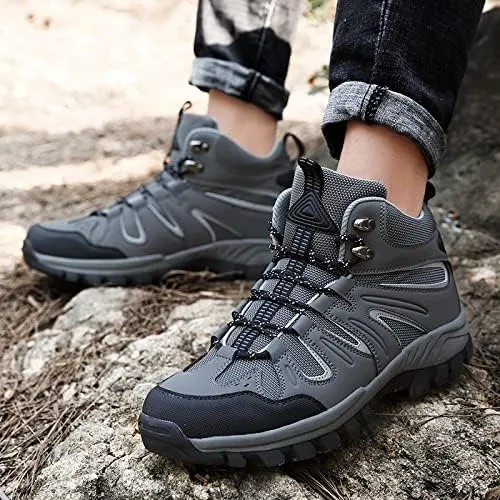 Thermal Products Mountaineering Shoes Outdoor high Shoes Hiking Shoes Cross Country Running Shoes Men's Shoes to Protect Your feet (Color : Brown, Size : 9)