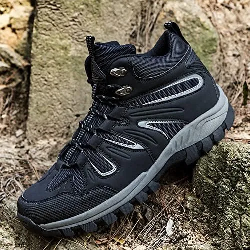 Thermal Products Mountaineering Shoes Outdoor high Shoes Hiking Shoes Cross Country Running Shoes Men's Shoes to Protect Your feet (Color : Brown, Size : 9)