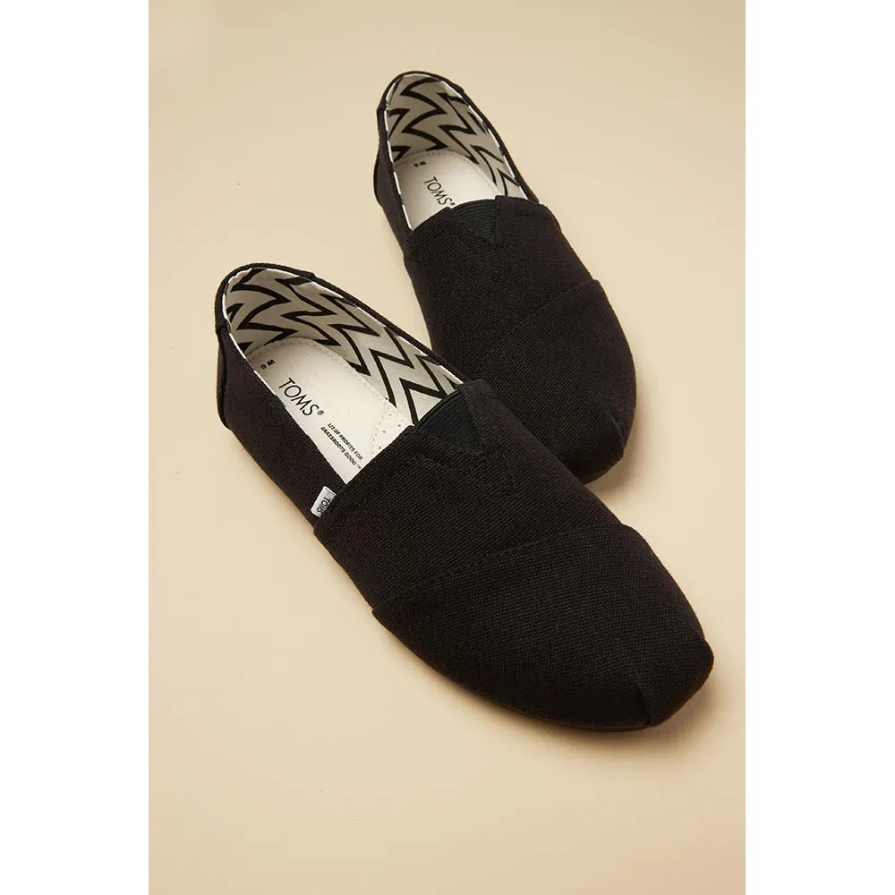 Toms Women's Alpargata Slip On - Black