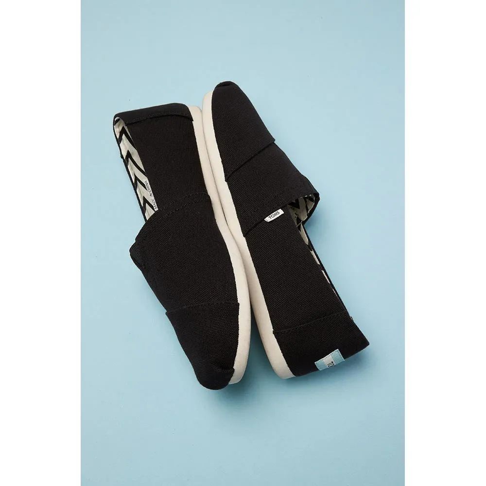Toms Women's Alpargata Slip On - Black