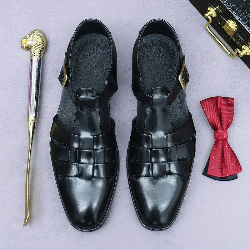 TREKHE | Artisan Brown Leather Fisherman Loafer – Classic Reinvented