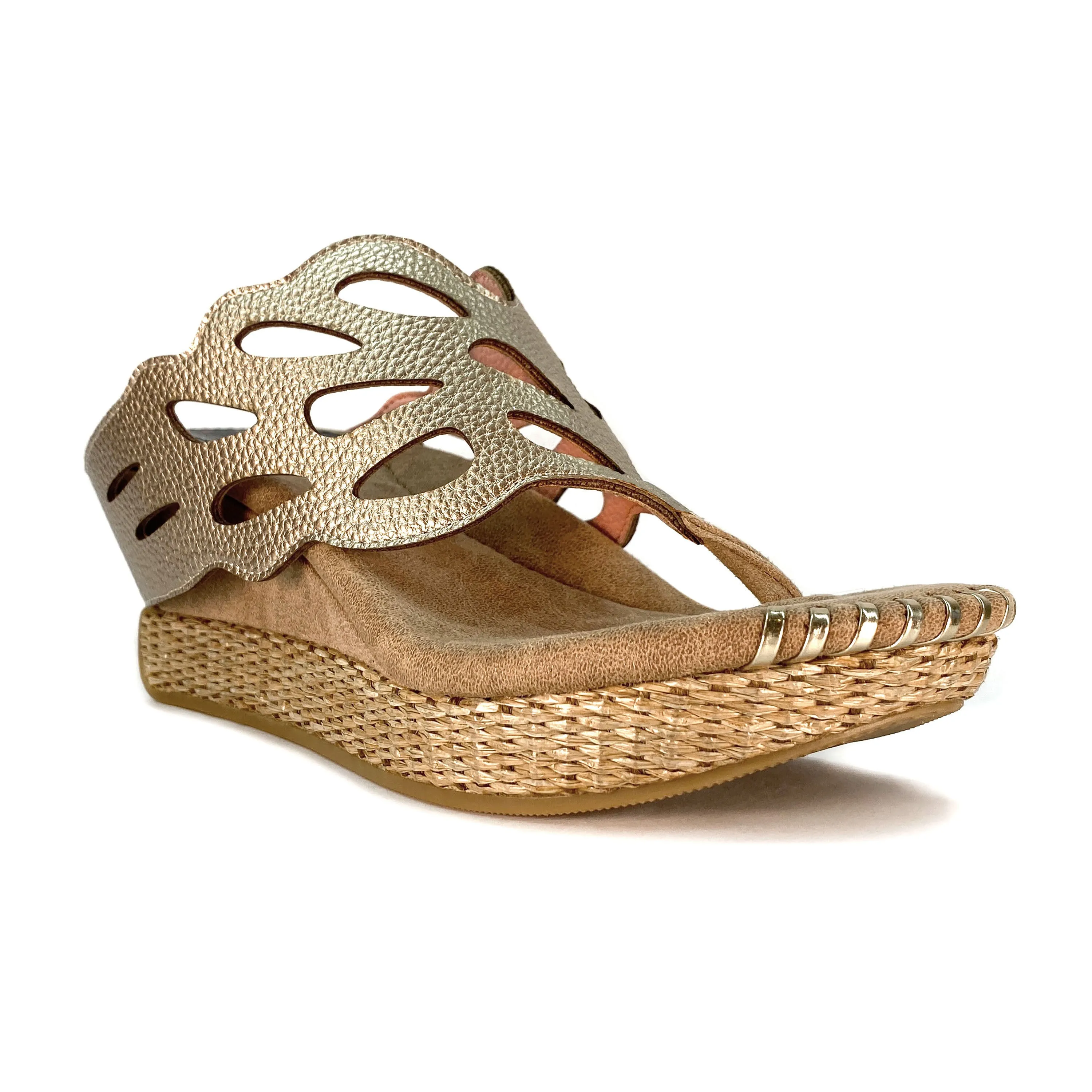 Troya 4 - Blush flips to Tan Metallic