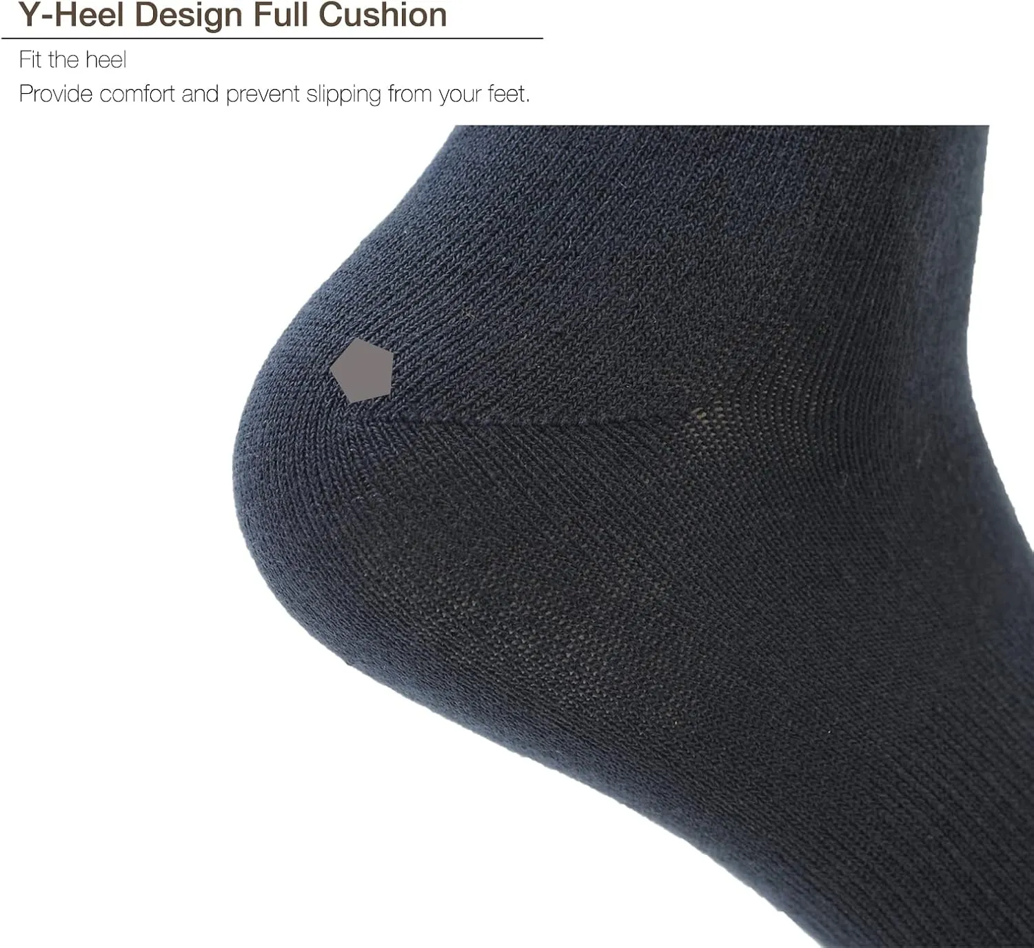 Unisex Women's Comfort Low Cut Ankle Quarter Socks with Arch Support 6 Pack