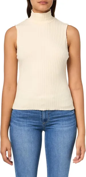 Vince Women's Rib Sleeveless Turtleneck