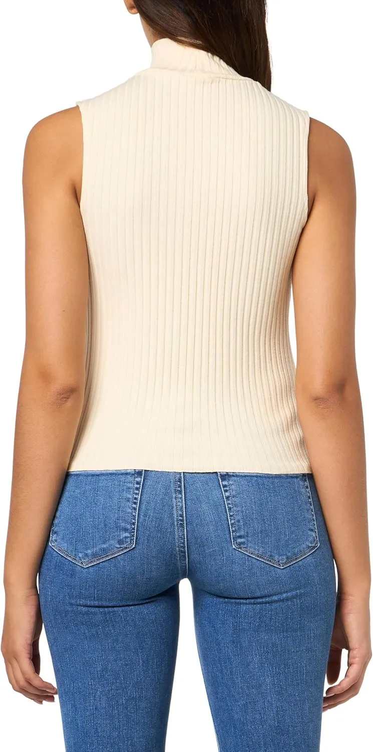 Vince Women's Rib Sleeveless Turtleneck