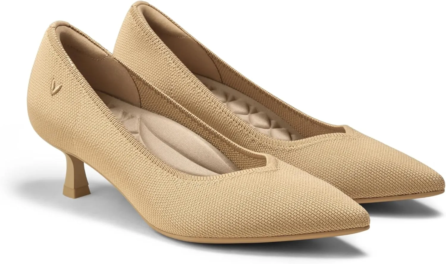 VIVAIA Scarlett Women's Pointed Toe Kitten Heels Shoes for Women Pumps with Arch Support