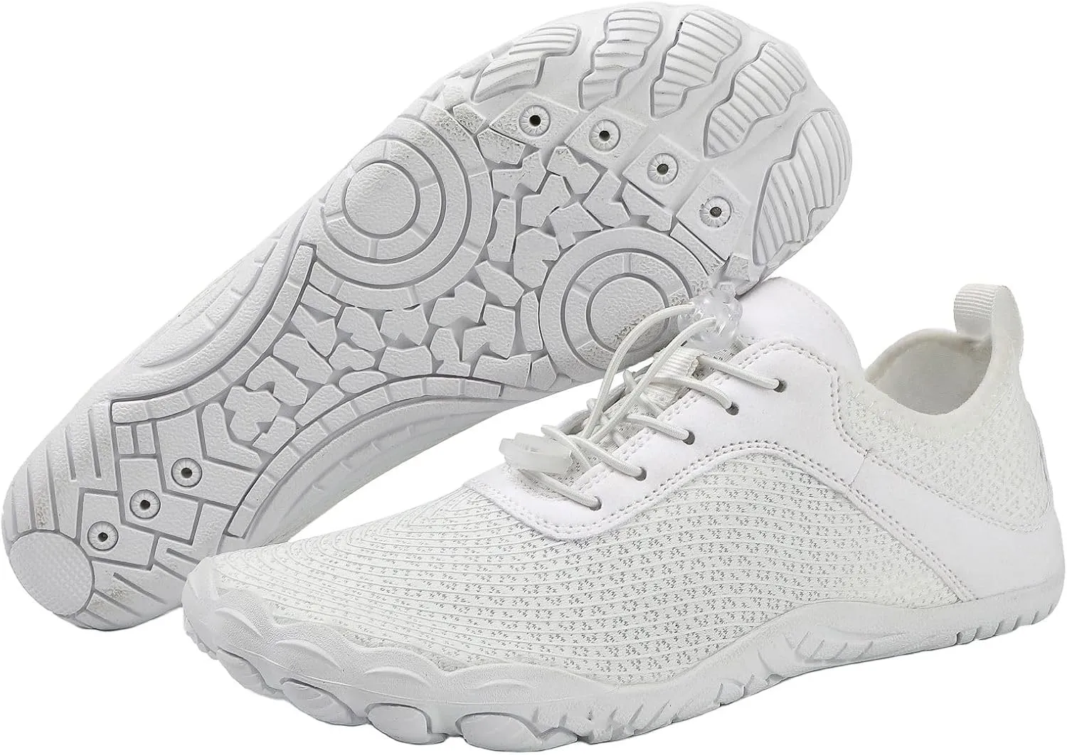 Water Shoes Mens Women Barefoot Outdoor Athletic Sport Shoes Swim Pool Beach Surf Walking Flats Wide Toe Hiking Aqua Flat Sport Diving Sailing Travel Shoe