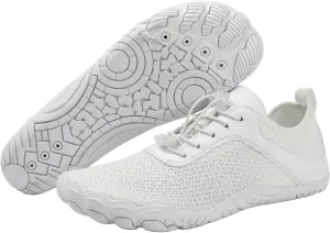 Water Shoes Mens Women Barefoot Outdoor Athletic Sport Shoes Swim Pool Beach Surf Walking Flats Wide Toe Hiking Aqua Flat Sport Diving Sailing Travel Shoe