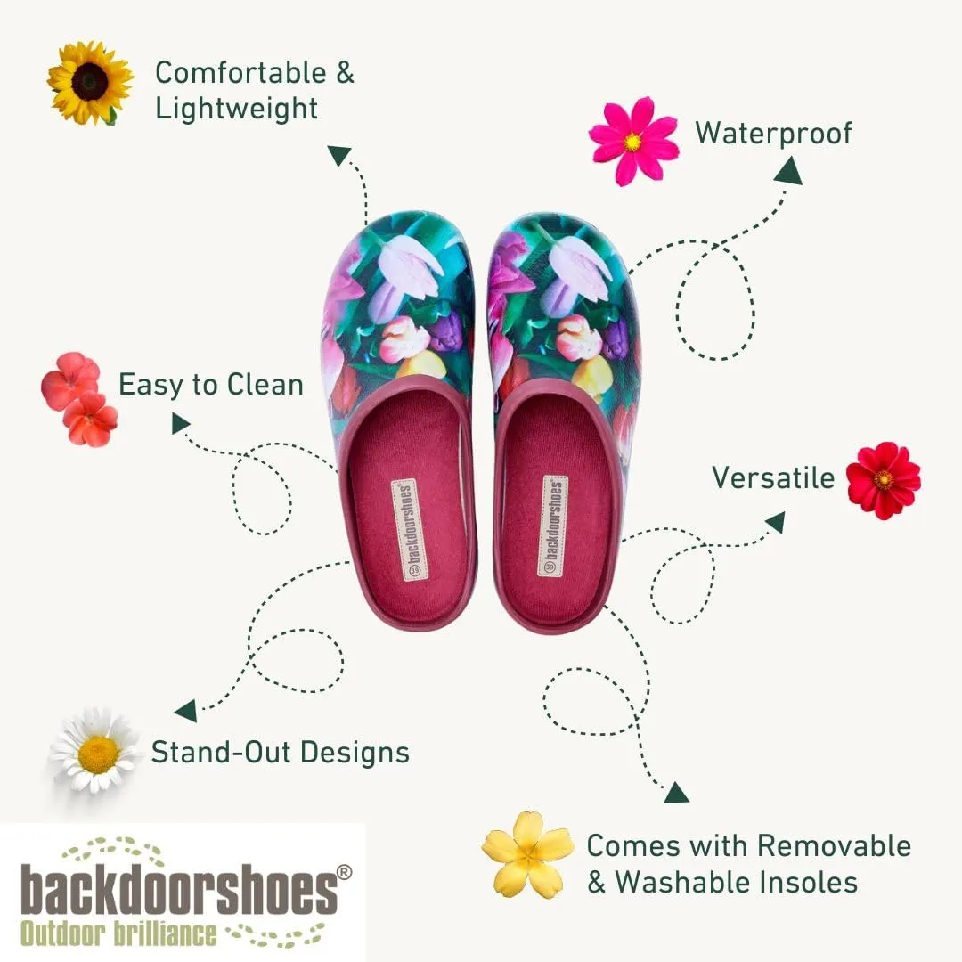 Waterproof Premium Garden Clog Shoes for Women with Arch Support