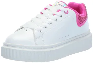 White/Pink Kid Ridge Full product range Girls Sneaker Little Hi High-end 11.5 Skechers