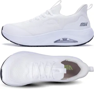 Wide Toe Box Arch Support Walking Shoes for Men | Orthotic Plantar Fasciitis Tennis Sneakers | Slip On Athletic Running Shoes
