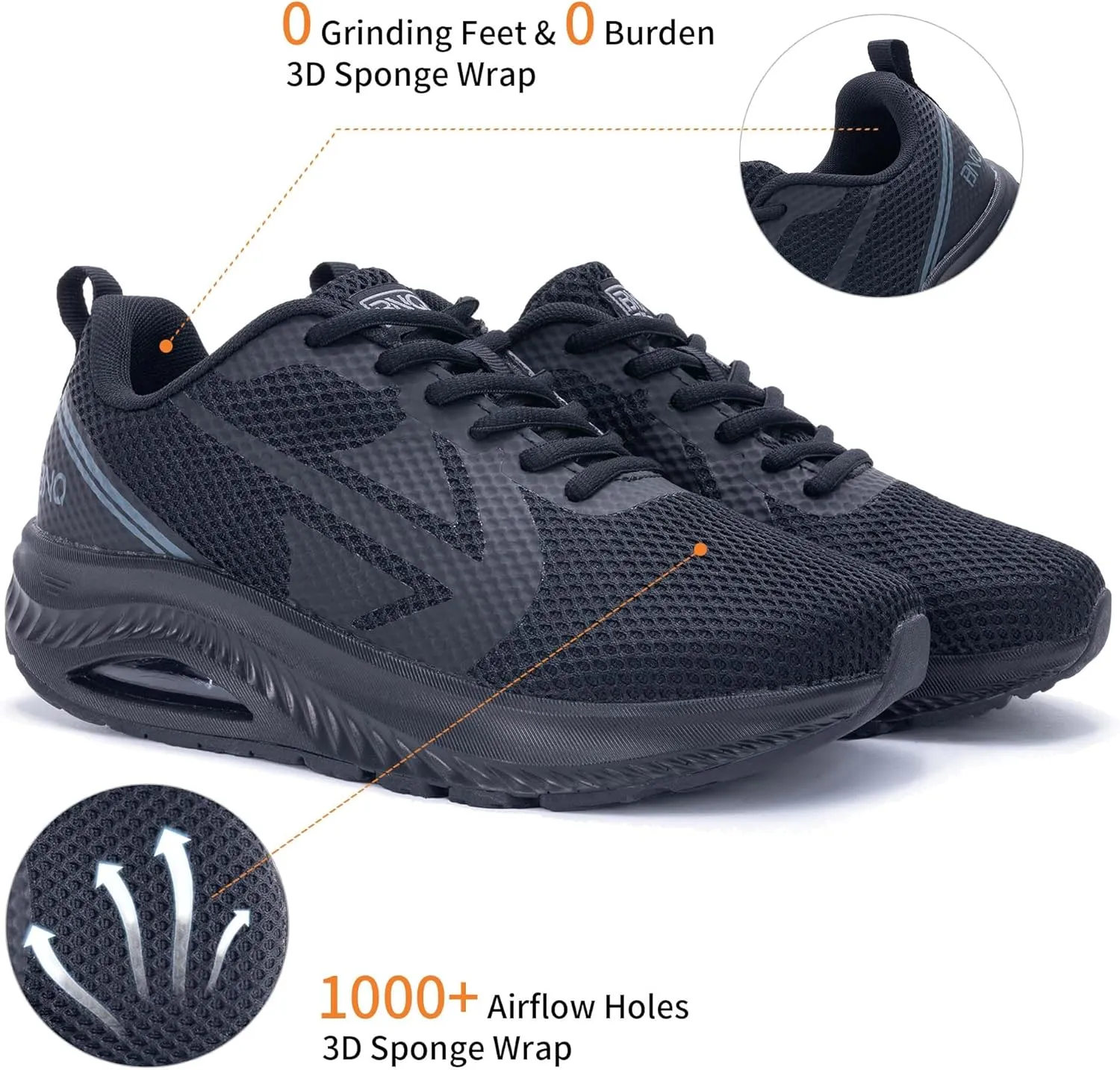 Womens Arch Support Walking Shoes Wide Toe Box Orthotic Sneakers Tennis Shoes for Plantar Fasciitis Pain Relief, Size 6-11