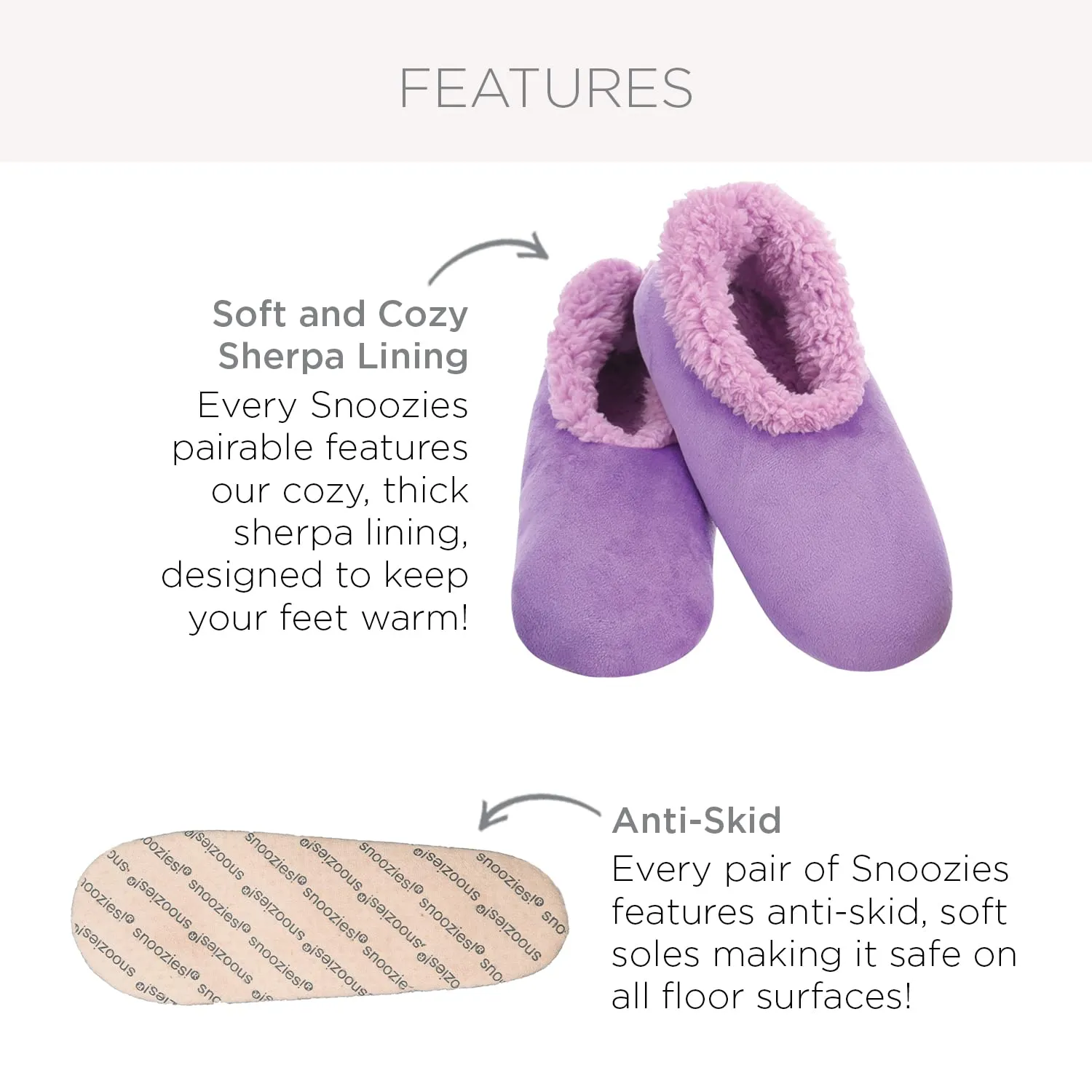 Womens Grey Glam Slide Slipper