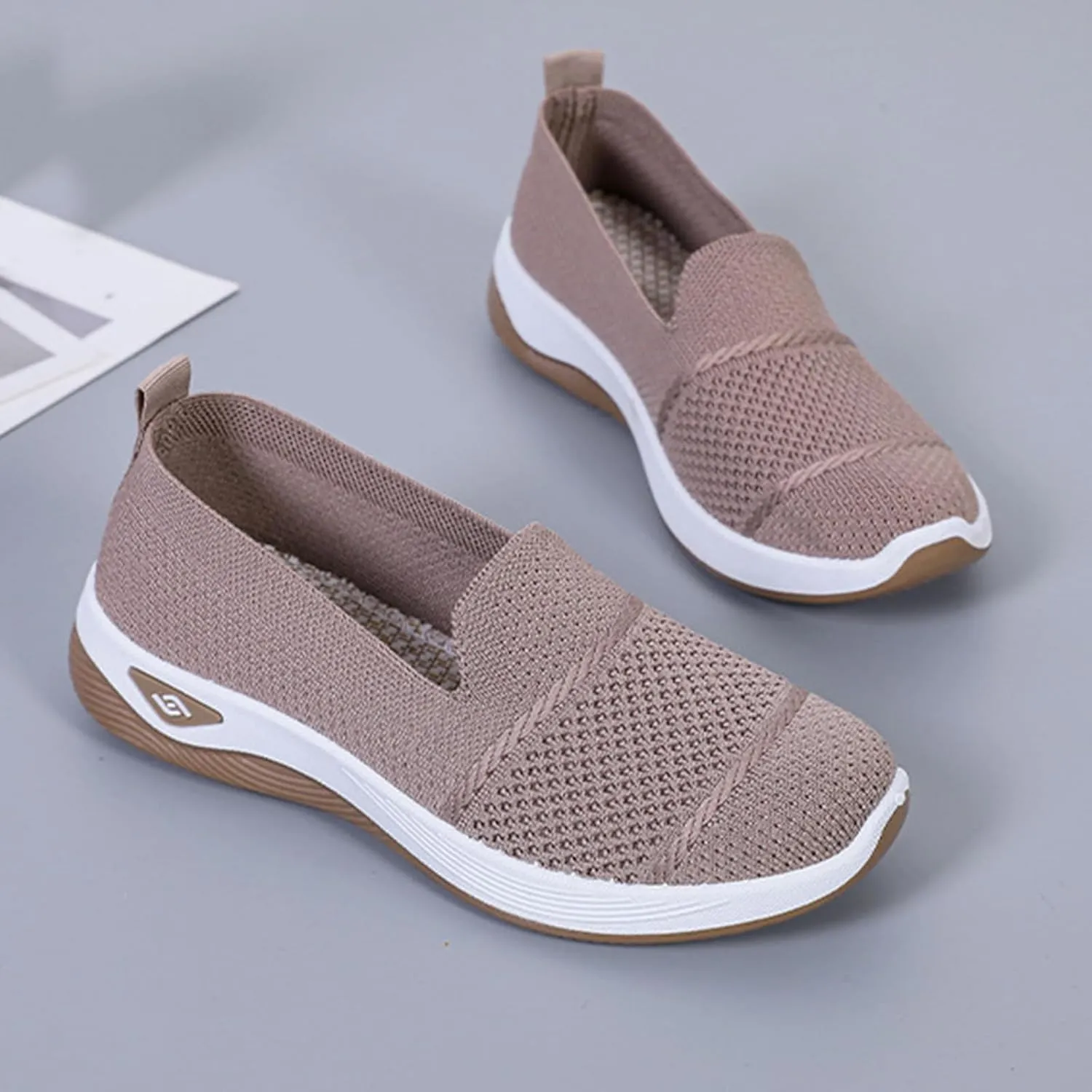Womens Hollow Out Walking Shoes Non-Slip Adjustable Breathable Walking Shoe Comfortable Casual Athletic Sneakers Barefoot Casual Nurse Shoes Buffer Fitness Nursing Orthopedic Sneaker