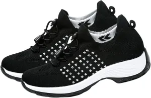 Women's Orthopedic Shoes Slip On Breathable Sneakers Walking Athletic Casual Shoe, Comfortable Trainers for Womens