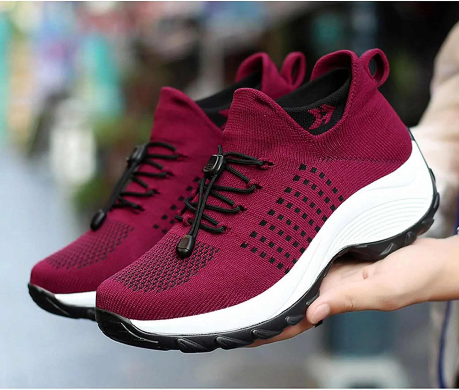 Women's Orthopedic Shoes Slip On Breathable Sneakers Walking Athletic Casual Shoe, Comfortable Trainers for Womens