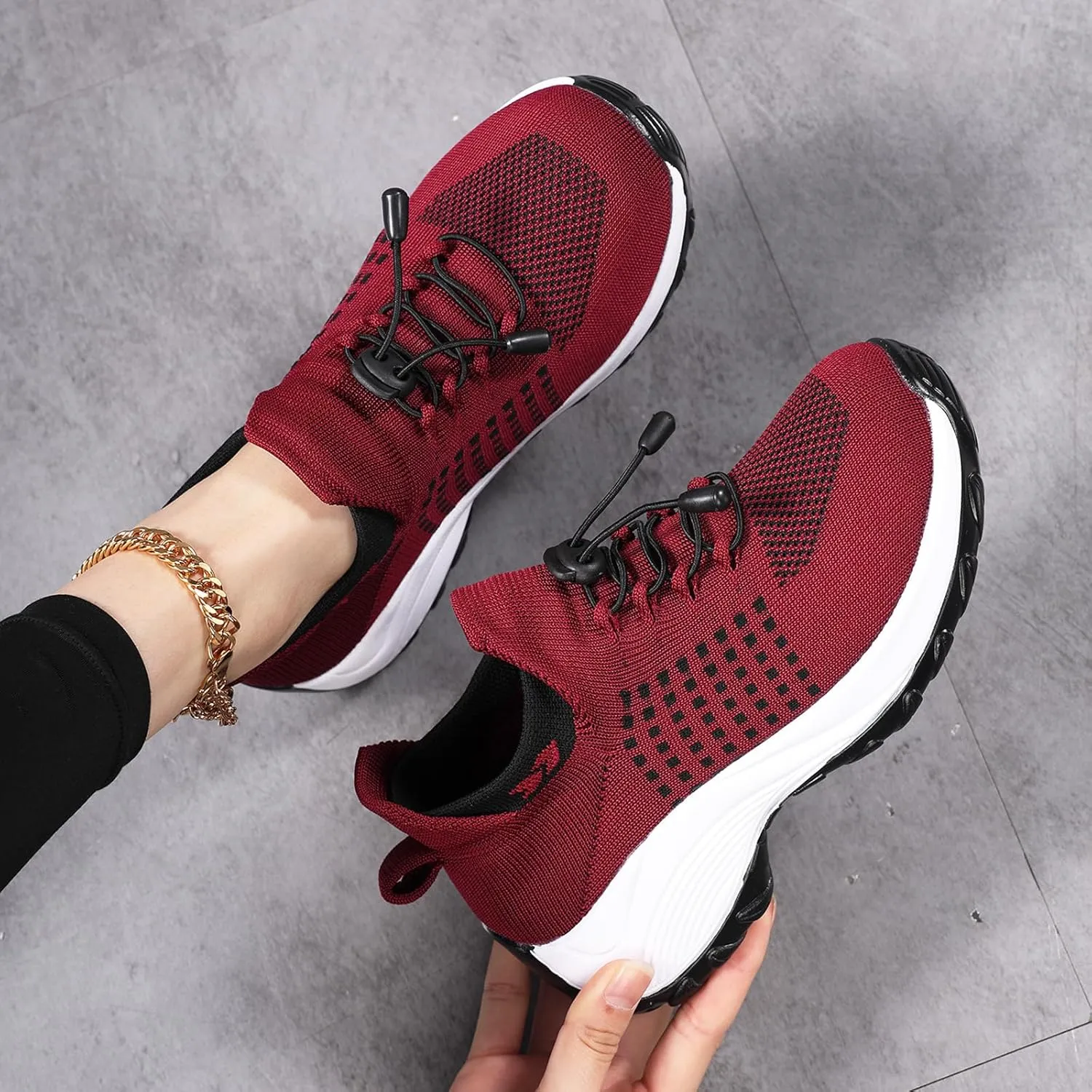 Women's Orthopedic Shoes Slip On Breathable Sneakers Walking Athletic Casual Shoe, Comfortable Trainers for Womens