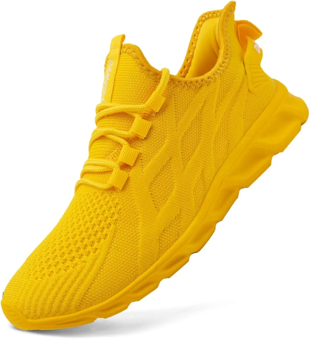 Womens Slip On Sneakers Tennis Shoes Running Sport Workout Walking Fashion Casual