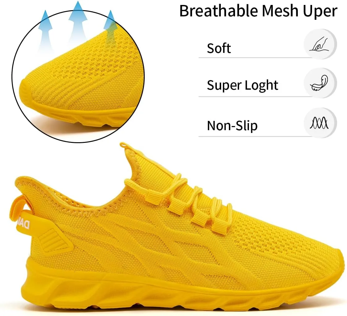 Womens Slip On Sneakers Tennis Shoes Running Sport Workout Walking Fashion Casual