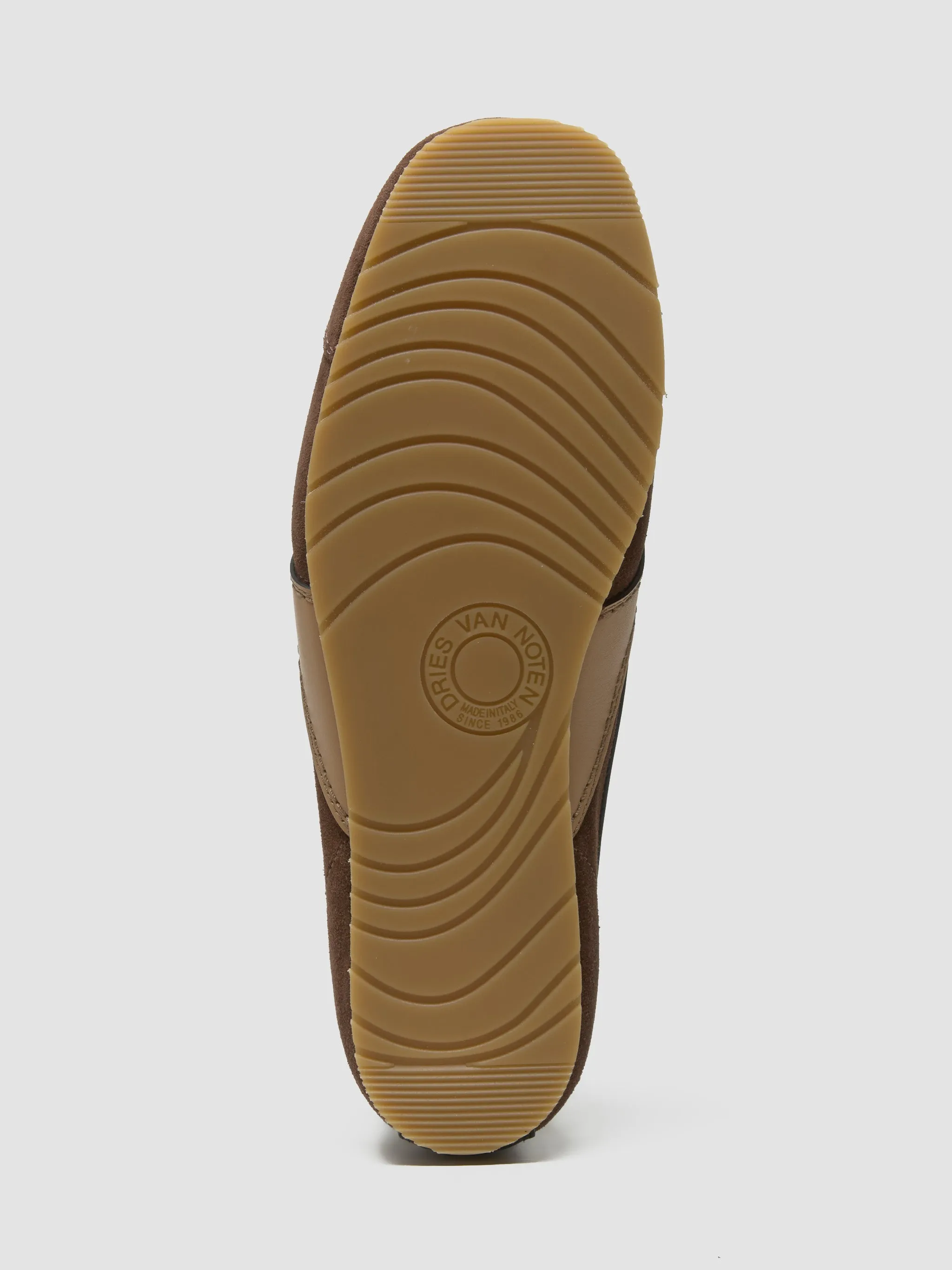Women's Suede Sneaker in Dark Brown