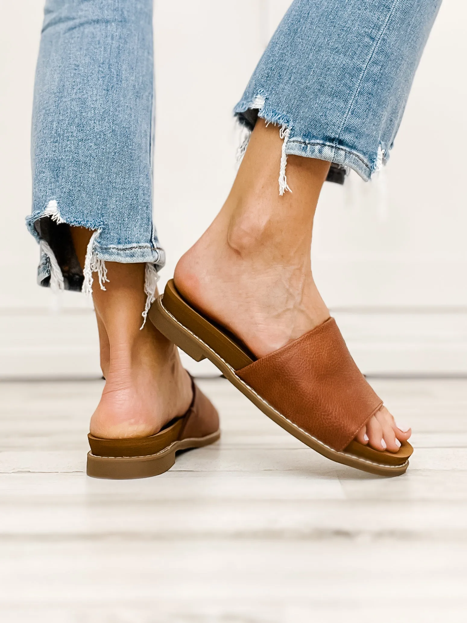 Yellowbox Kalo Slide Sandal in Tan