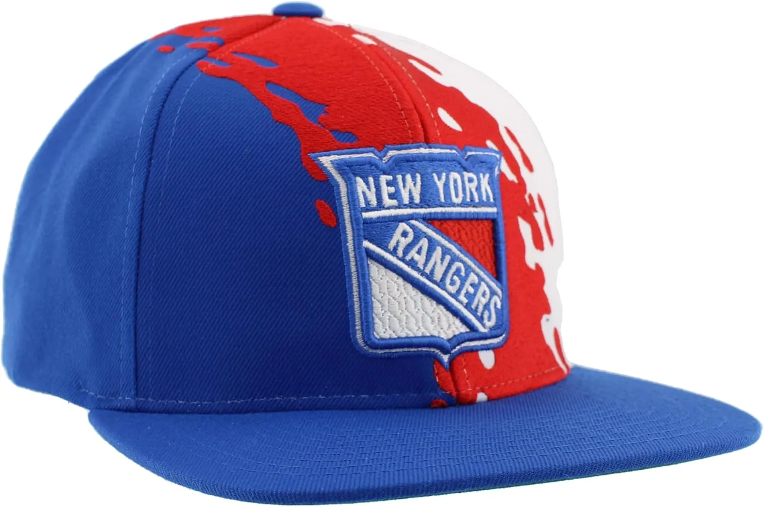 ZHATS NHL Officially Licensed Adjustable Snapback Hat Flat Bill Z11 Retro Paintbrush
