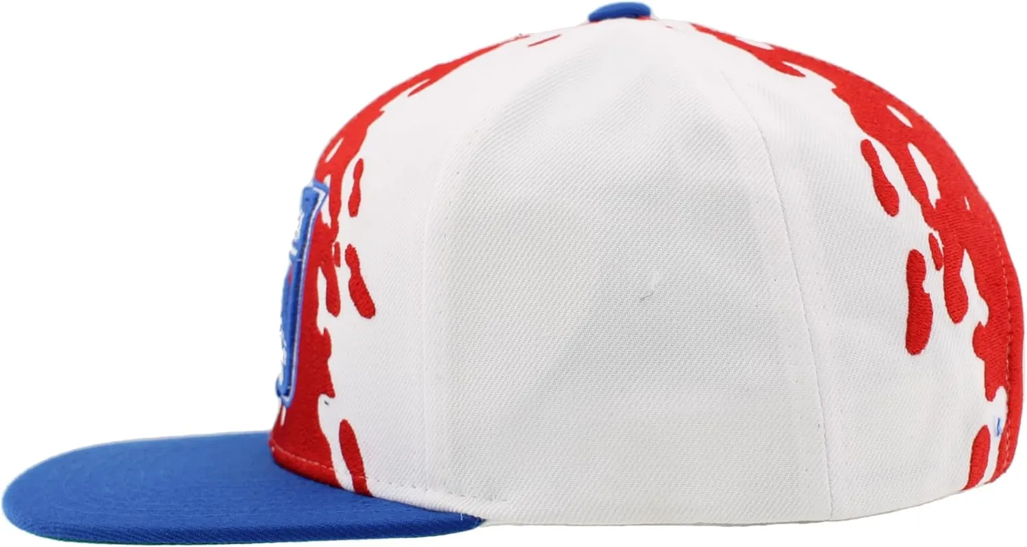 ZHATS NHL Officially Licensed Adjustable Snapback Hat Flat Bill Z11 Retro Paintbrush