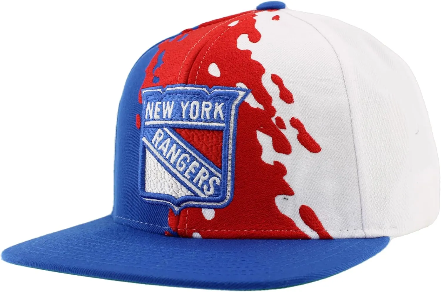 ZHATS NHL Officially Licensed Adjustable Snapback Hat Flat Bill Z11 Retro Paintbrush